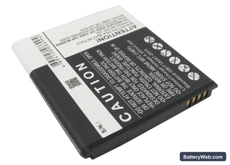 Huawei Y300 Replacement Battery, 3.8V, 1750mAh, Li-ion 3