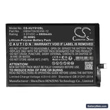 Huawei STG-LX1 Replacement Battery, 3.91V, 6900mAh, Li-Polymer 1