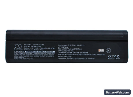 Olympus Omniscan Replacement Battery, 11.1V, 7800mAh, Li-ion 1