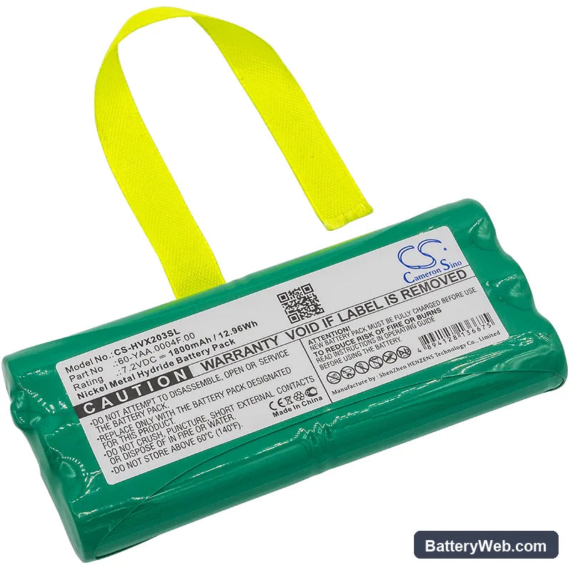 HumanWare VictorReader ClassicX Replacement Battery, 7.2V, 1800mAh, Ni-MH 1