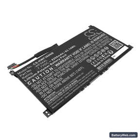 HP ENVY X360 13-BF0000CI Replacement Battery, 7.7V, 8200mAh, Li-Polymer 1