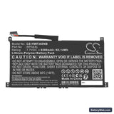 HP ENVY X360 13-BF0000CI Replacement Battery, 7.7V, 8200mAh, Li-Polymer 3