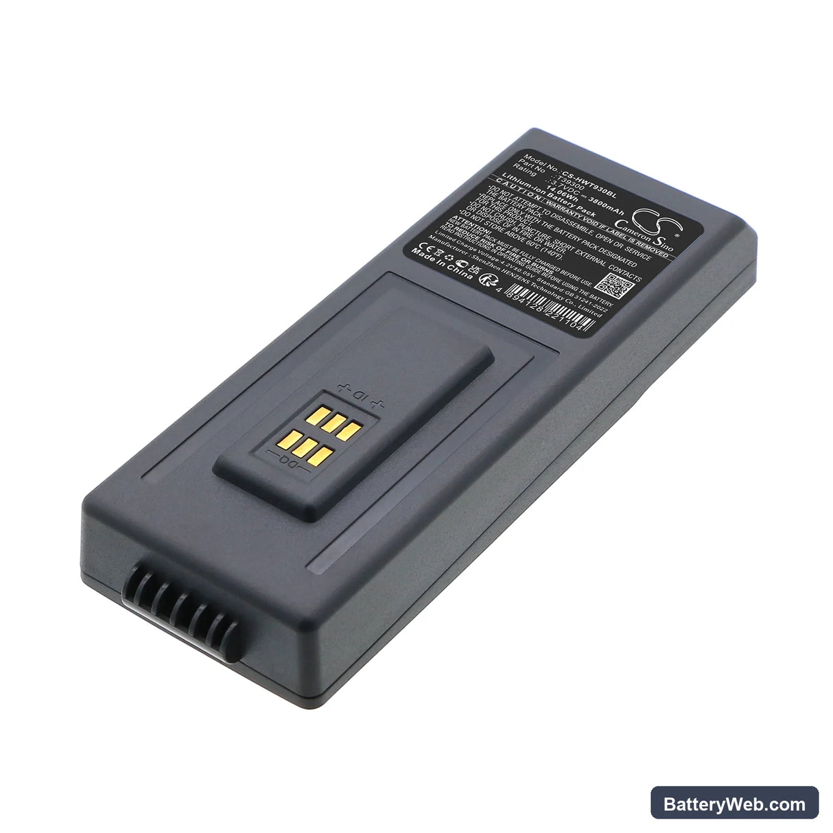 Hoft & Wessel HW 19270 Replacement Battery, 3.7V, 3800mAh, Li-ion 1