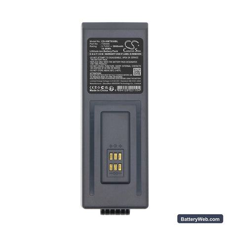 Hoft & Wessel HW 19270 Replacement Battery, 3.7V, 3800mAh, Li-ion 5