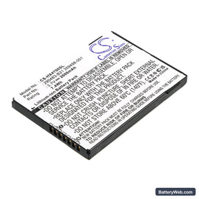 HP iPAQ HX4700 Replacement Battery, 3.7V, 2000mAh, Li-ion 1