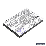 HP iPAQ HX4700 Replacement Battery, 3.7V, 2000mAh, Li-ion 2