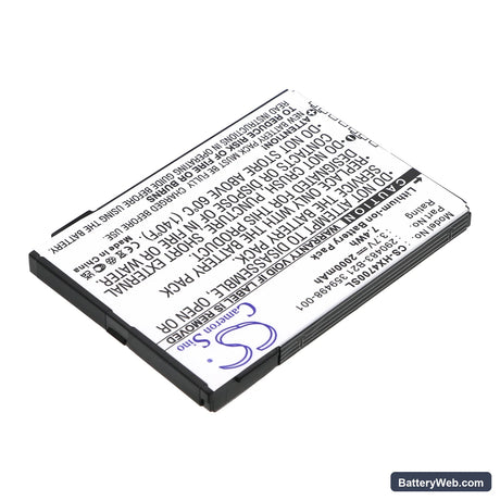 HP iPAQ HX4700 Replacement Battery, 3.7V, 2000mAh, Li-ion 2