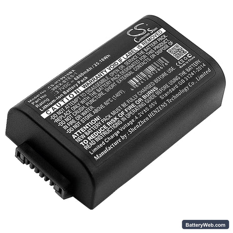 Honeywell Dolphin 99EX Replacement Battery, 3.7V, 6800mAh, Li-ion 1