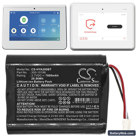 Honeywell Pro 7 Replacement Battery, 3.7V, 7800mAh, Li-ion 6