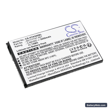 Honeywell ScanPal EDA5S Replacement Battery, 3.85V, 3050mAh, Li-ion 1