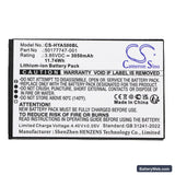 Honeywell ScanPal EDA5S Replacement Battery, 3.85V, 3050mAh, Li-ion 5