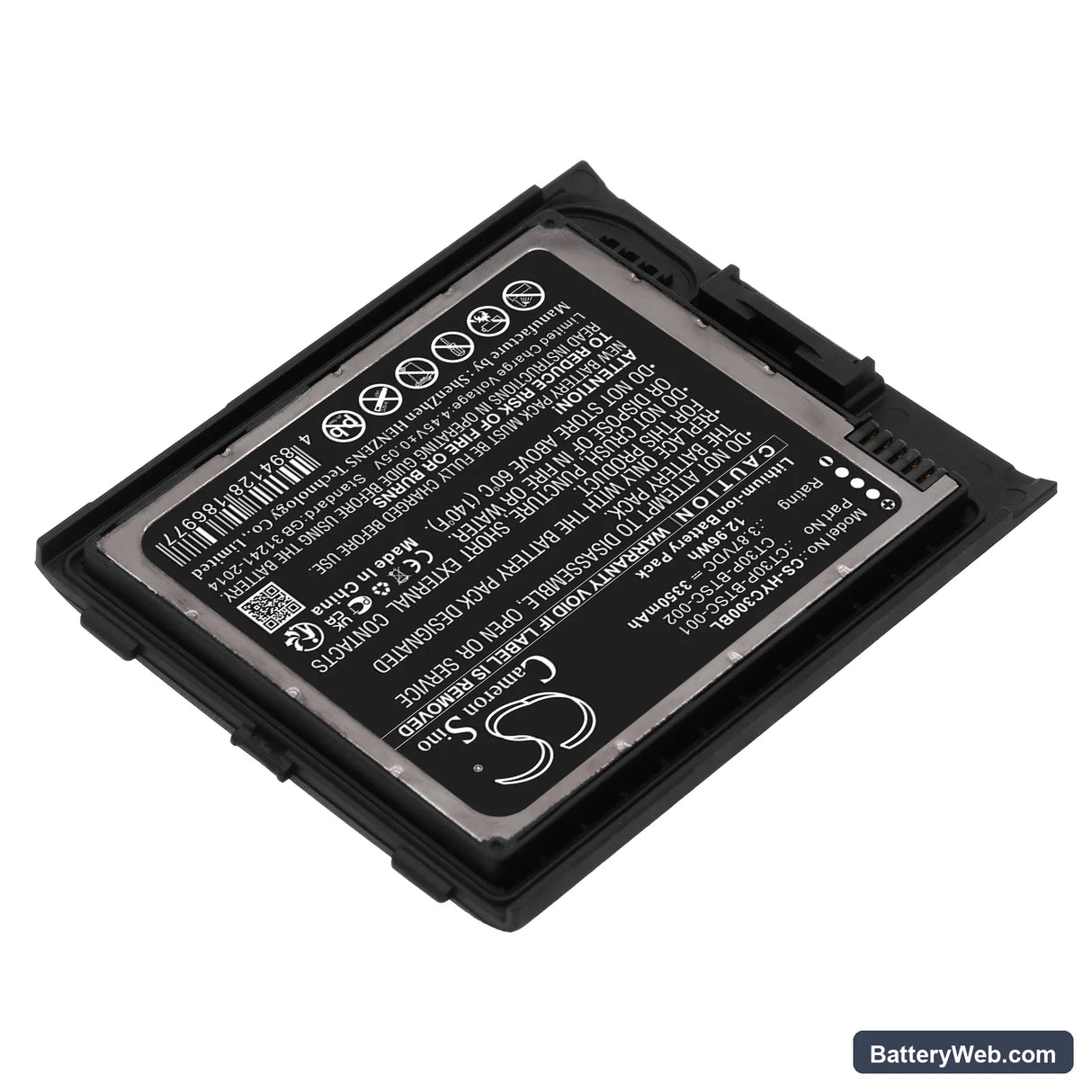 Honeywell CT30 XP Replacement Battery, 3.87V, 3350mAh, Li-ion 2