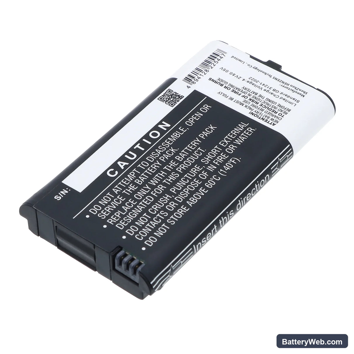 Hytera PNC370 Replacement Battery, 3.6V, 3000mAh, Li-ion 3