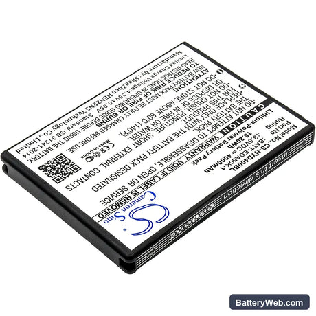 Honeywell Scanpal EDA50K Replacement Battery, 3.8V, 4000mAh, Li-Polymer 2