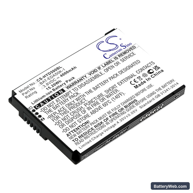 Honeywell EDA50K Replacement Battery, 3.8V, 4000mAh, Li-ion 1