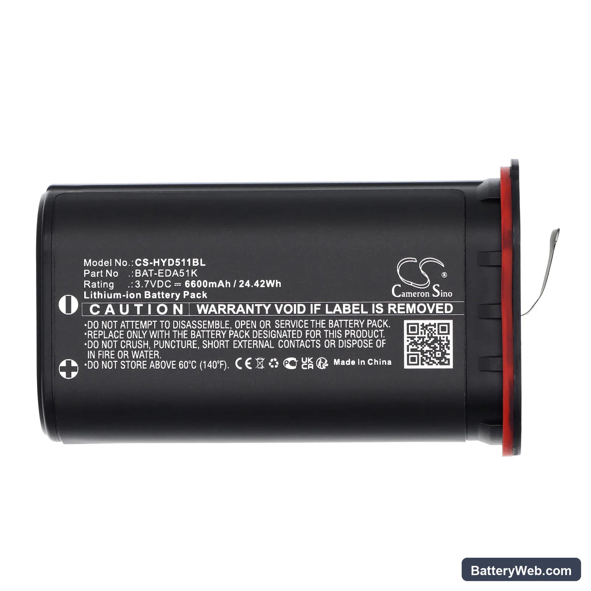 Honeywell EDA51K Replacement Battery, 3.7V, 6600mAh, Li-ion 5