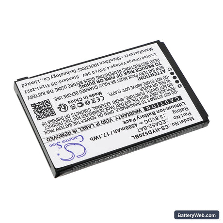 Honeywell ScanPal EDA52 Replacement Battery, 3.8V, 4500mAh, Li-ion 2