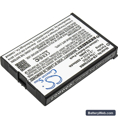 Honeywell Dolphin 60s Replacement Battery, 3.7V, 3200mAh, Li-ion 2