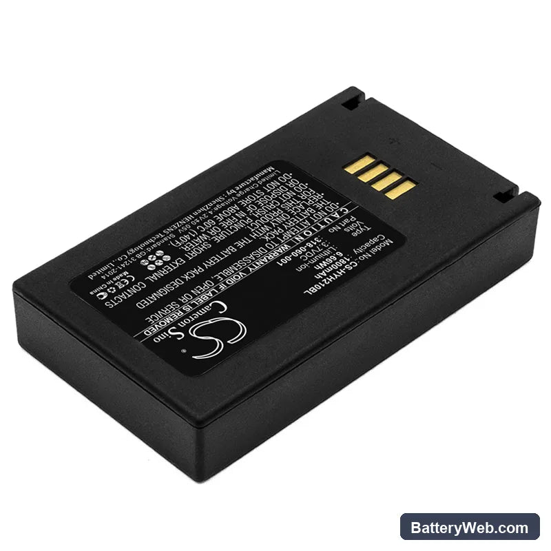 Honeywell IH21 RFID Replacement Battery, 3.7V, 1800mAh, Li-ion 2