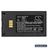 Honeywell IH21 RFID Replacement Battery, 3.7V, 1800mAh, Li-ion 3