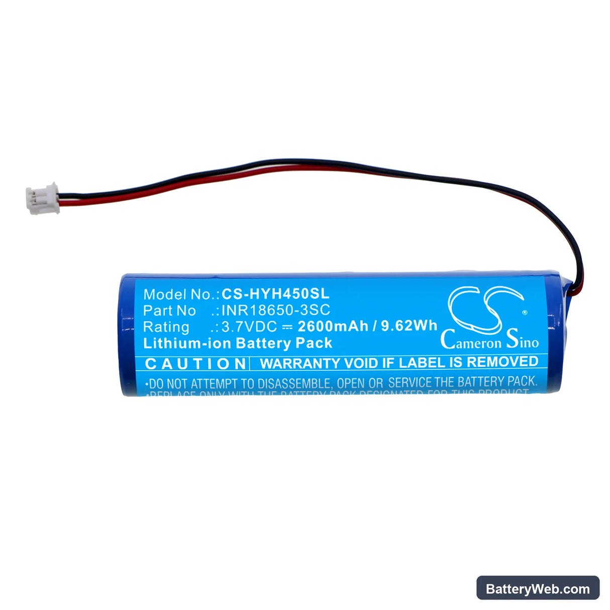 Honeywell OH4502 Replacement Battery, 3.7V, 2600mAh, Li-ion 3