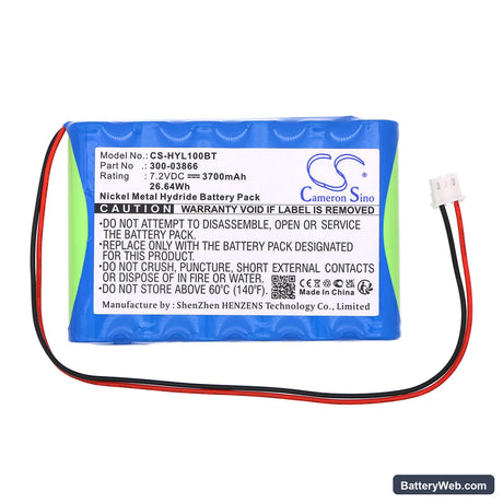 Honeywell Lynx Replacement Battery, 7.2V, 3700mAh, Ni-MH 3