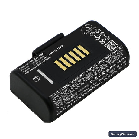 Datamax ONeil Printer Replacement Battery, 7.4V, 3400mAh, Li-ion 1
