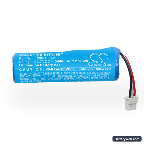 Honeywell Home PROSIXC2W Replacement Battery, 3.7V, 3400mAh, Li-ion 3