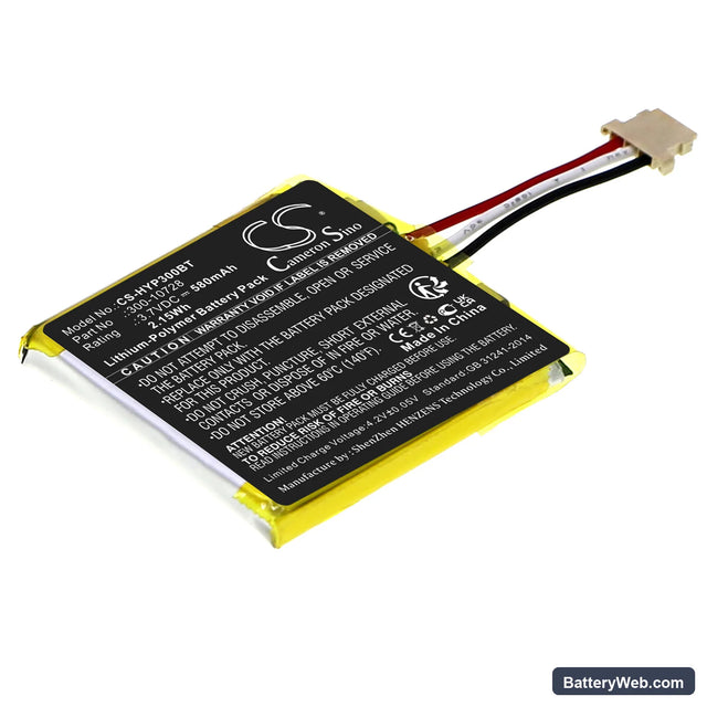 Honeywell Home PROWLTOUCH Replacement Battery, 3.7V, 580mAh, Li-Polymer 1