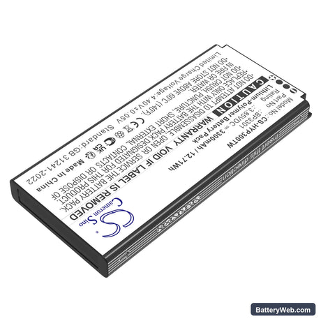 Hytera P30 Replacement Battery, 3.85V, 3300mAh, Li-Polymer 2