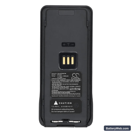 Hytera HP505 Replacement Battery, 7.7V, 3600mAh, Li-ion 5