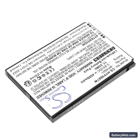 Hytera PNC460 Replacement Battery, 3.85V, 4500mAh, Li-ion 2