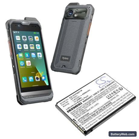 Hytera PNC460 Replacement Battery, 3.85V, 4500mAh, Li-ion 4