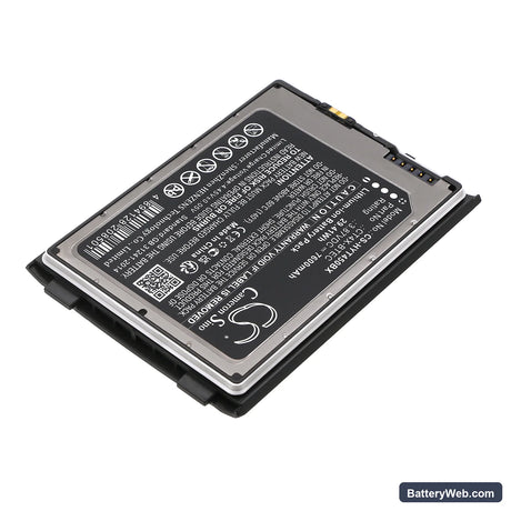 Honeywell CT47 Replacement Battery, 3.87V, 7600mAh, Li-ion 2