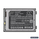 Honeywell CT47 Replacement Battery, 3.87V, 7600mAh, Li-ion 5