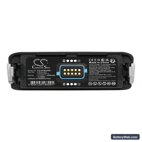 Honeywell CW45 Replacement Battery, 3.7V, 3400mAh, Li-ion 5