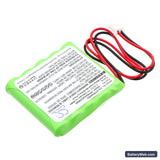 Honeywell 5800RP Wireless Replacement Battery, 6V, 700mAh, Ni-MH 2