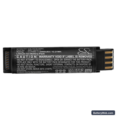 Honeywell Xenon Ultra 1960 Replacement Battery, 3.7V, 3300mAh, Li-ion 5