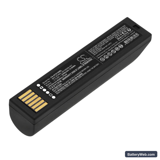 Honeywell 1952GRS-2-31886 (REV B) Replacement Battery, 3.7V, 2400mAh, Li-ion 1