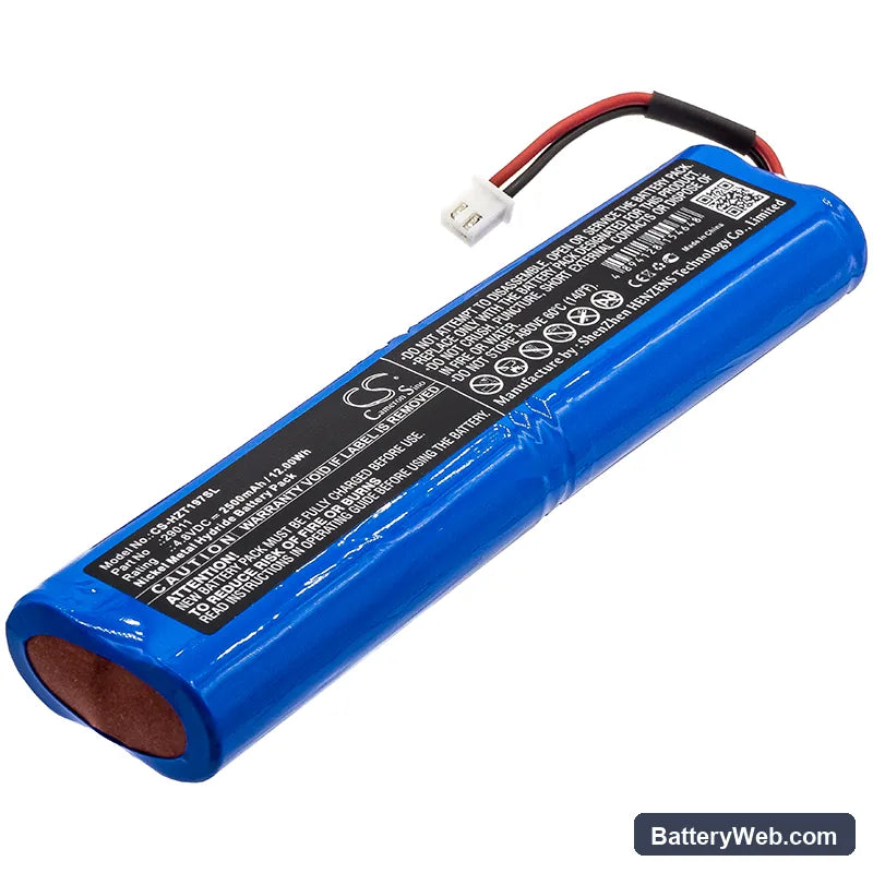 Hazet 1979-6 Replacement Battery, 4.8V, 2500mAh, Ni-MH 1