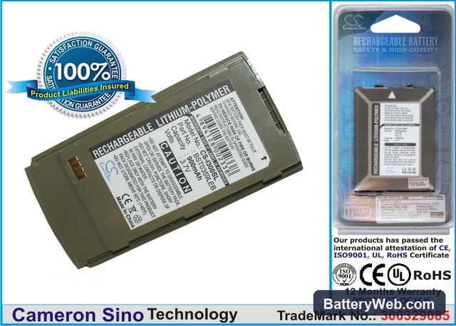 Samsung SPH-I300 Replacement Battery, 3.7V, 950mAh, Li-ion 1