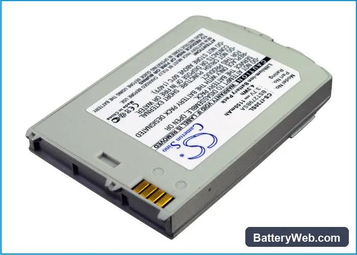 Samsung SCH-I730 Replacement Battery, 3.7V, 1150mAh, Li-Polymer 3