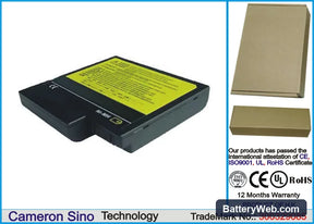 IBM ThinkPad 365 Replacement Battery, 9.6V, 4000mAh, Ni-MH 1