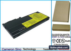 IBM ThinkPad 570 Replacement Battery, 10.8V, 3400mAh, Li-ion 1