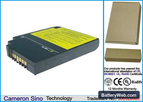 IBM ThinkPad 370 Replacement Battery, 9.6V, 4000mAh, Ni-MH 1