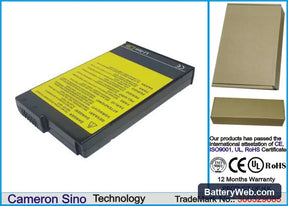IBM ThinkPad 770 Replacement Battery, 10.8V, 6600mAh, Li-ion 1