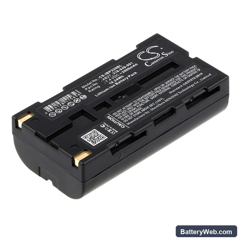 Intermec PB2 Replacement Battery, 7.4V, 2600mAh, Li-ion 1