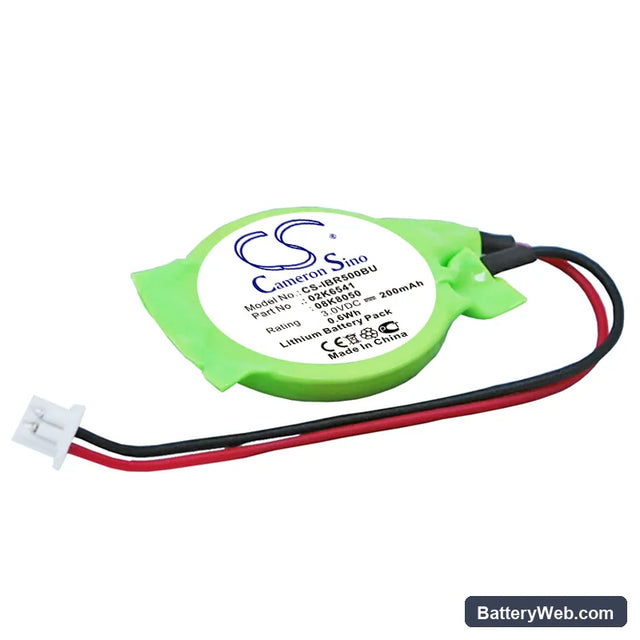 IBM Thinkpad 570 Replacement Battery, 3V, 200mAh, Lithium 1