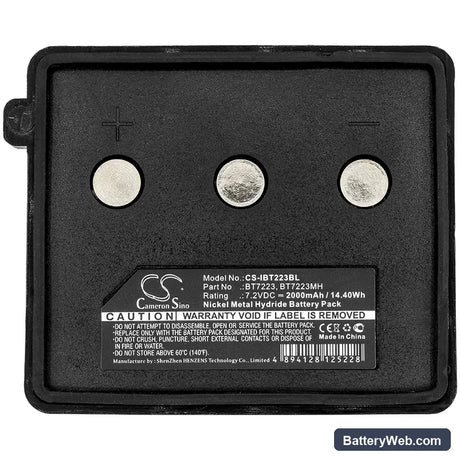 JAY OMNICONTROL Replacement Battery, 7.2V, 2000mAh, Ni-MH 3