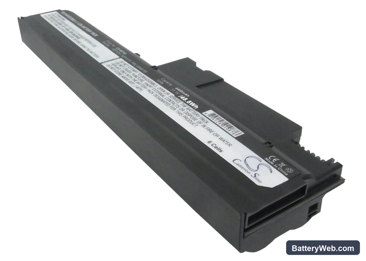 IBM ThinkPad R51e-1848 Replacement Battery, 10.8V, 4400mAh, Li-ion 1